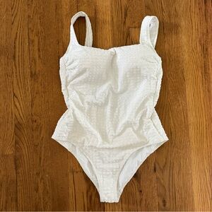 Evarae one piece white swimsuit, Size Medium
